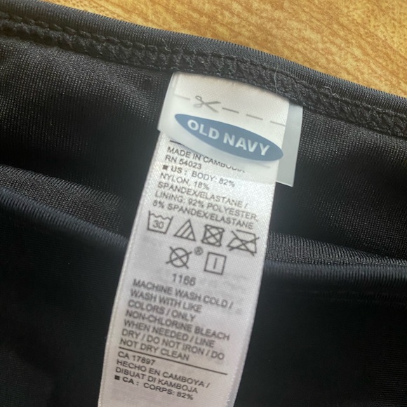 NWT String Bikini Bottom- Black - Picture 2 of 6